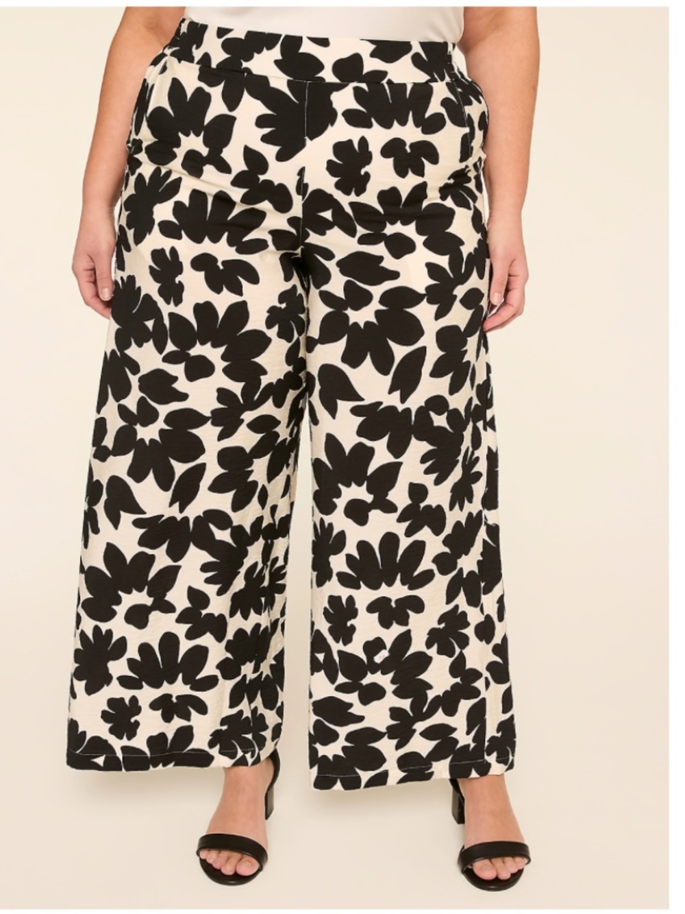 Lane Bryant V-Neck Woven Tank and Wide Leg Pants Set NWT SIZE 18 - Picture 3 of 4